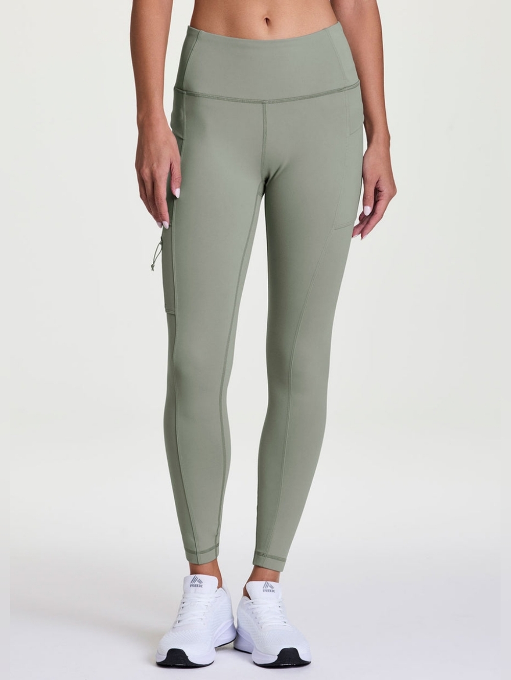 Avalanche Supply Co High-Rise Sage Green Performance Leggings Pockets Size Small